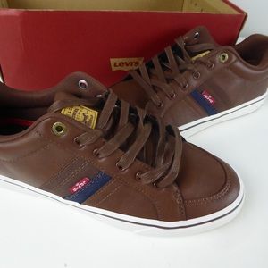 Levi’s Turner Nappa Faux Leather Sneakers Shoes